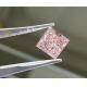 Princess Cut Pink Lab Grown Diamonds  Light Pink square shape Jewelry Decorations