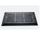 Heavy Duty cast iron drain grates Channel Gully Gratings Black Surface Finished