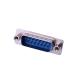 Custom 15 Pin D Sub Male Connector , VGA 15 Pin D Type Connector Phosphor Bronze