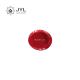 Metal Round Aluminum Adhesive Labels Embossed Glossy Red Plate