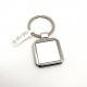 OEM/ODM Available Siliver Metal Keychain Holder with Customized Logo for Business Needs