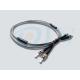 High Tensile Resistant Optical Fiber Patch Cord 2.9mm 1 / 2 Cores with Flexible Metal Tube