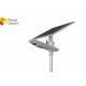 All In One Solar Powered Garden Street Lamps / Led Outdoor Area Street Lighting