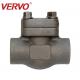 API 602 Design Alloy Forged Steel Check Valves Swing Lift Type Pressure Seal Cover