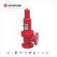 Flanged Ss Spring Loaded Safety Relief Valve 2.5mm Corrosion Prevention
