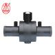 Black Pe Electrofusion Fittings  , PE Ball Valve For Natural Gas Pipe