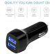 Car charger 5V2.1A2.4A3.1A dual USB duckbill car charger car phone charger