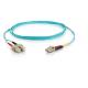 10G OM3 50 / 125 LC SC Fiber Optic Patch Cables PVC / LSZH 2.0mm
