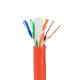 Solid copper conductor 4 pair twisted HDPE insulated PVC sheathed network cables