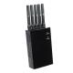 Mini Handheld Mobile Phone And Gps Signal Jammer , Wifi Scrambler Device 3W