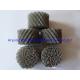 Irregular Hole Stainless Steel Knitted Wire Mesh Heat Shield Isolators / Vibration Dampeners