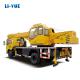 6 Ton Hydraulic Extended Telescopic Boom Crane For Construction