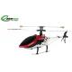 Red, Blue 4 channel Small RC Helicopter with Gyroscope Single Blade 2.4G Two