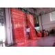 84mm Transparent Flexible LED Display Large Scale Led Video Curtains