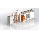 Fast Change Color Powder Coating Booth with Cyclone Recovery System