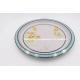 45cm Wedding & party tinplate plate charger plates round dish serving tray wedding plates set