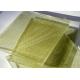 Gold Color SGP Laminated Glass 13.52mm Metal Coated Fabric