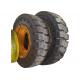 6.50-16 Solid Rubber Tricycle Tires High Tensile Strength Long Useful Life