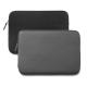 Customized Laptop Bag Sleeves , Neoprene Laptop Case with black grey color