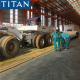 TITAN 100 ton detachable gooseneck lowboy trailers with dolly