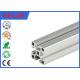 Square Aluminum Industrial Profile , 4040 T Track Aluminum Extrusions Linear Rail