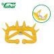 Yellow Green Plastic Calf Weaner , 12.2*8.7*3.3cm Size Cattle Weaning Nose Rings Non Toxic