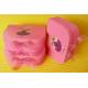 Pink Cardboard Luggage / Suitcase Box with Ribbon Closure and Handle for