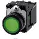 Siemens 3SU Flat Nose Round Button Green 3SU1102-0AB40-1BA0 -25°C Minimum Operating Temperature with LED Light Type