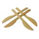 Compostable17cm Disposable Natural Bamboo Cutlery Sets