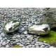 Polished Rock Sculpture , Stainless Steel Outdoor Sculpture Customised