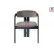 Integrated Cushion Ash Wood Chair W57cm Electroplating Feet For Hotel