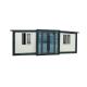40Ft Prefabricated Expandable Container Home with Online Technical Support Sandwich Panel