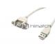30V High Speed USB 2.0 Cable / White USB Extension Cable With Panel Mount