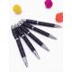 black color metal hotel pen for advertising logo metal ball pen