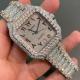 Miami Cuban  Santos Watch Diamonds Bling Luxury VVS Watch