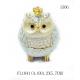 Bird metal jewelry box owl trinket boxes alloy animal bird trinket jewelry box