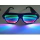 2019Hot Sales New Style Rechargeable LED Flashing Glasses for Promotion Gift Wear at Rave Concert Rave Party Dancing