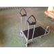 Foldable Industrial Warehouse Trolley Plastic Handle For Supermarket