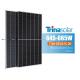 Residential Houses Double Glass Transparent Pv Module 645W 650W 660W Cell size 210mmx210mm