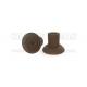 32 mm Disk Diameter Brown Color Thin Film Vacuum Natural Rubber Suction Cups