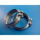 150MM-1000MM Large Diameter Pipe Clamps , Duct Wide Rings Steel Pipe Clamps