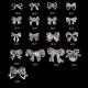 Butterfly 3D Nail Art Tips Decoration Glitter Rhinestone Alloy Jewelry ML-68-84