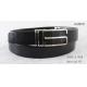 Nickel / Black PU Automatic Buckle Belt With Zinc Alloy Buckle 3.55cm Width