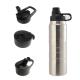 Outdoor Double Wall 18 8 Stainless Steel Water Bottle, Custom Branded Vacuum Insulation Sports Vacuum Flask 20 oz & 30 oz