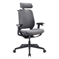 Integrated Mechanism Ergo Office Chair With Hanger Black Swivel Office Chairs