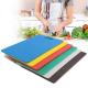 Home Personalised Kitchen HDPE Polyethylene Plastic Chopping Colored Cutting Board