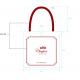 ISO9002 SGS Transparent Clear Tote Bags , 0.25mm Plastic Gift Bag pouch With Handles