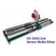 3m length semi-automatic Sticker and Flex Banner Roll Slitter Cutting Machine