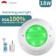 Synchronous Control IP68 630LM 18W led color changing pool light