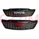ABS Plastic Black Front Bumper Grille Fortuner 2012 Auto Grille With Letter